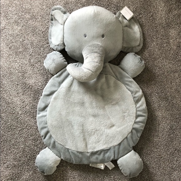 elephant plush play mat